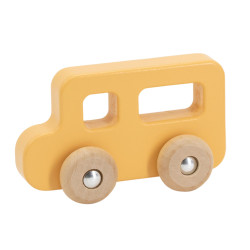 VIGA Set of Wooden Colorful Vehicles 4 pcs from the PolarB Series
