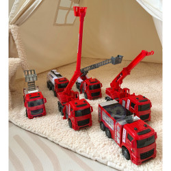 WOOPIE Fire Department Cars Set 6 in 1