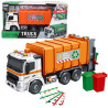 WOOPIE Interactive Garbage Truck Model 1:16 Scale with Sound and Light Effects