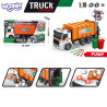 WOOPIE Interactive Garbage Truck Model 1:16 Scale with Sound and Light Effects