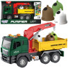 WOOPIE Garbage Truck with Crane Waste Sorting - 1:10 scale