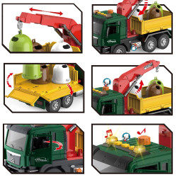 WOOPIE Garbage Truck with Crane Waste Sorting - 1:10 scale