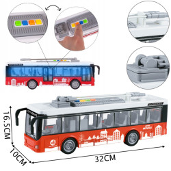 WOOPIE Bus Trolleybus Interactive Electric 1:16