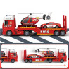 WOOPIE Vehicle Set Fire Truck Helicopter Car Sound Light