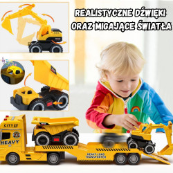 WOOPIE Construction Vehicle Tow Truck
