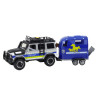 WOOPIE Police Off-Road Vehicle with Horse Trailer Set