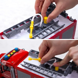WOOPIE Fire Truck Water Sound Light 1:14