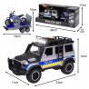 WOOPIE Police Off-Road Vehicle with Motorcycle Trailer Set
