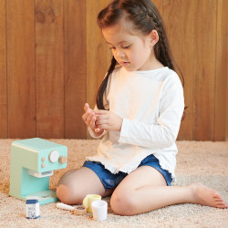 CLASSIC WORLD Wooden Coffee Maker Set for Children 7 pcs.