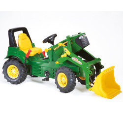 Rolly Toys rollyFarmtrac John Deere 7930 - Pedal Tractor with Bucket Green