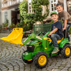 Rolly Toys rollyFarmtrac John Deere 7930 - Pedal Tractor with Bucket Green