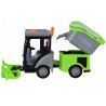 WOOPIE City Sweeper 1:16 Green Sound and Light Effects