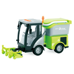 WOOPIE City Sweeper 1:16 Green Sound and Light Effects