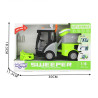 WOOPIE City Sweeper 1:16 Green Sound and Light Effects
