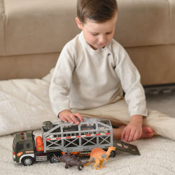 WOOPIE Dinosaur Transporter Truck Car with Sound and Light
