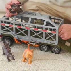 WOOPIE Dinosaur Transporter Truck Car with Sound and Light