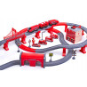 WOOPIE Electric Train Car Track Fire Helicopter Cars 92 pcs.