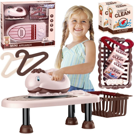 WOOPIE 2-in-1 Ironing Set, Iron Board with Music, 7 pcs.