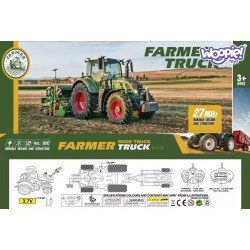 WOOPIE RC Tractor with Trailer - 1:24 Scale