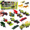 WOOPIE Set of Tractors and Agricultural Machines with Animals