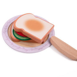 CLASSIC WORLD Wooden Breakfast Toaster with Accessories 13 pcs.